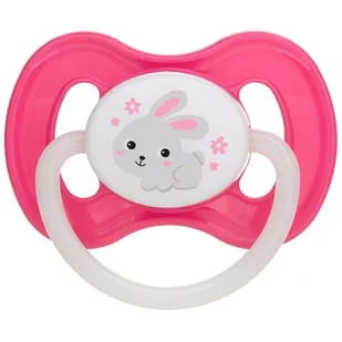 Canpol babies CANPOL SMOCZEK KAUCZUKOWY SYMETRYCZNY ""BUNNY&COMPANY"" 618 MIESIĘCY RÓŻOWY CAN 23/269_PIN - Smoczki uspokajające - miniaturka - grafika 1