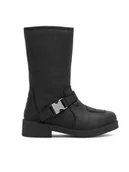 Botki męskie - Badura Kozaki BIKER-01 MI24 Czarny - miniaturka - grafika 1