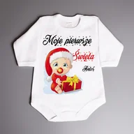 Body - Moje pierwsze Święta (imię) - body niemowlęce - miniaturka - grafika 1