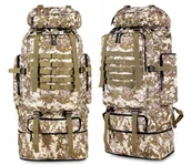Plecaki - Plecak wojskowy taktyczny moro ewakuacyjny 100L - miniaturka - grafika 1