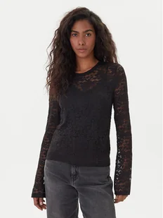Vero Moda Bluzka Kanya 10336176 Czarny Regular Fit - Bluzki damskie - miniaturka - grafika 1