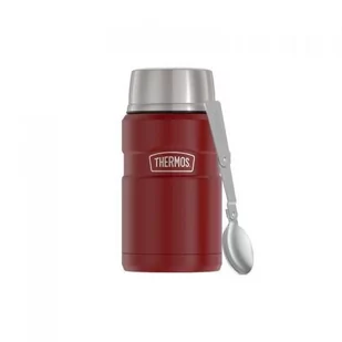 Termos na jedzenie z składaną łyżką i kubkiem Thermos 0,71 l - rustic red - Termosy - miniaturka - grafika 1