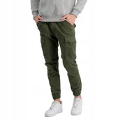 Spodnie męskie - Spodnie Alpha Industries Airman Pant 188201 142 - Ciemnooliwkowe 30 [30] - miniaturka - grafika 1