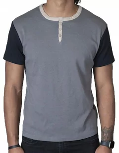 Klasyczna szara koszulka T-shirt Spear Point L - Koszulki męskie - miniaturka - grafika 1