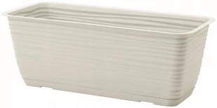 FORM PLASTIC Skrzynka Sahara z podstawką 40 cm jasnoszara - Donice - miniaturka - grafika 1