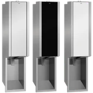 Dozowniki papieru i mydła dla firm - Dozownik mydła w pianie do zabudowy 650 ml KWC Exos, stal nierdzewna - miniaturka - grafika 1