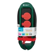 Przedłużacze i rozgałęźniki - Przedłużacz IP44, 2 gniazda, 4,2 m zielony - miniaturka - grafika 1