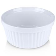 Naczynie żaroodporne ceramiczne białe 14x6,5 cm 600 ml kokilka