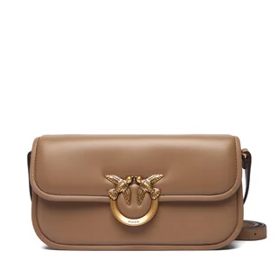 Torebka PINKO Love Box Baguette Al 25-26 PLTT 105083 A26L Brązowy - Torebki damskie - miniaturka - grafika 1