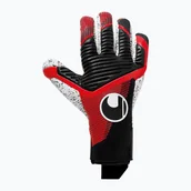 Piłka nożna - Rękawice bramkarskie uhlsport Powerline Supergrip+ Finger Surround czarne/czerwone/białe - miniaturka - grafika 1
