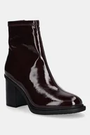 Botki damskie - Aldo botki XIOMARA damskie kolor bordowy na słupku 14116562 - miniaturka - grafika 1