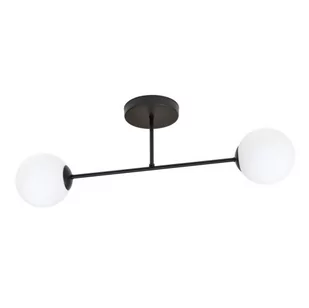 ROMA 2 BLACK 1232/2 plafon sufitowy szklane klosze kule - Lampy sufitowe - miniaturka - grafika 1