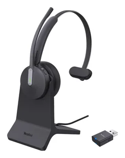 Yealink WH64 Hybird Mono with Charging Stand Teams Czarny - Słuchawki - miniaturka - grafika 1