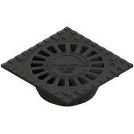 Inne akcesoria dekarskie - Odpływ punktowy wpust żeliwny podłogowy 250x250 mm Standartpark - miniaturka - grafika 1
