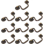 Zawiasy, okucia i inne akcesoria - Uchwyty brązowe do szuflad, komód, szaf i szafek - 99 mm - Opakowanie 10 szt. - miniaturka - grafika 1