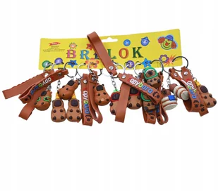 KAPIBARA ZESTAW BRELOKÓW DO KLUCZY GUMOWA ZAWIESZKA DLA DZIECI KAWAII 12SZT - Breloczki dla dzieci - miniaturka - grafika 1