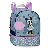 Plecaki - Disney Minnie Style Plecak Niebieski 23x28x13 cms Poliester 8.37L, niebieski, Mochila porta merienda, Plecak na przekąskę - miniaturka - grafika 1