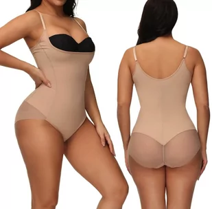 BODY DAMSKIE WYSZCZUPLAJĄCE BRZUCH GORSET MAJTKI - Majtki damskie - miniaturka - grafika 1