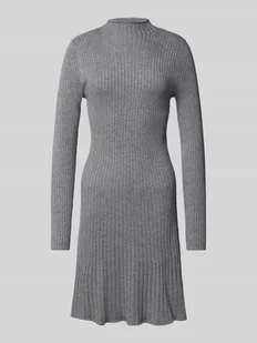 Sukienka lekko rozkloszowana z dzianiny z mieszanki wiskozy model ‘NANCY’ - Sukienki - miniaturka - grafika 1