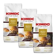 Kawa - Kawa ziarnista KIMBO Aroma Gold Arabica 3 x 1 kg - miniaturka - grafika 1