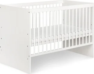 Klupś Łóżeczko 120x60 Karolina I biały - Łóżeczka i kojce - miniaturka - grafika 1