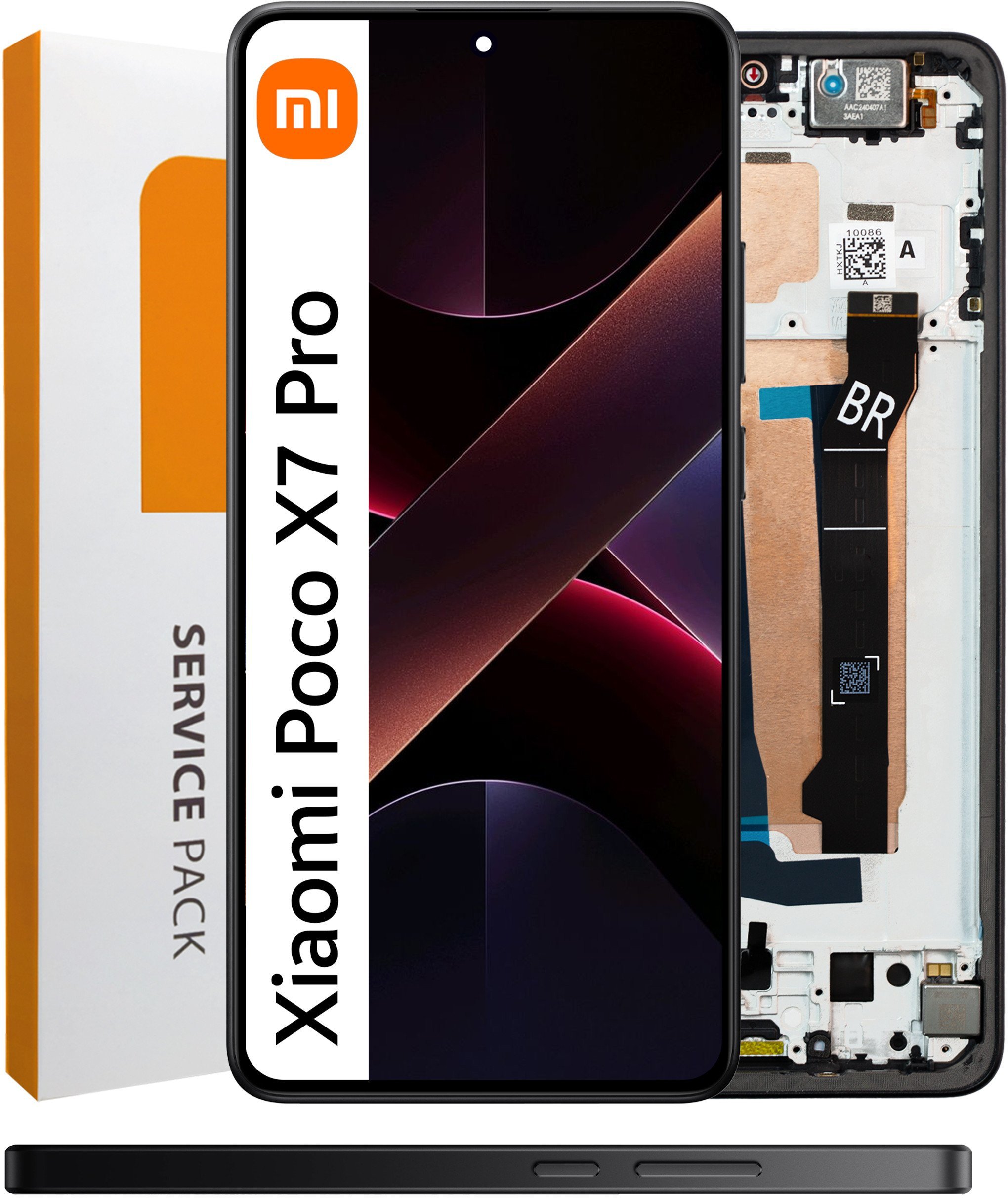 Wyświetlacz do Xiaomi Poco X7 Pro Ekran LCD Ramka Czarna Oryginał Zila 5904858353866