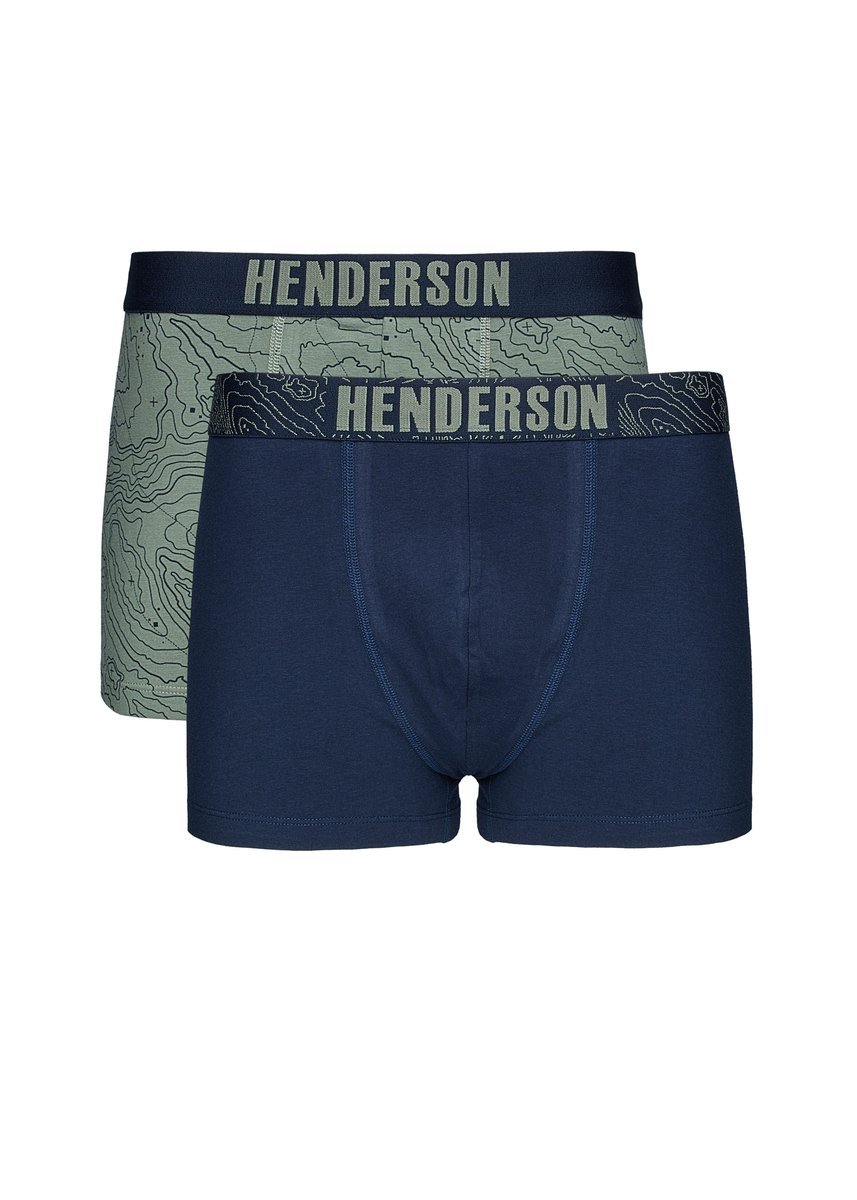 Bokserki Lap 2-pak Henderson granatowy, zielony 3XL