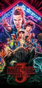 PODKŁADKA POD MYSZ Nadruk 22x18 cm Oryginalny Stranger Things 3 Prezent - Podkładki pod mysz - miniaturka - grafika 1