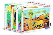 Puzzle - Clementoni Puzzle Ramkowe Środki Transportu 15 el. 8572820402 - miniaturka - grafika 1