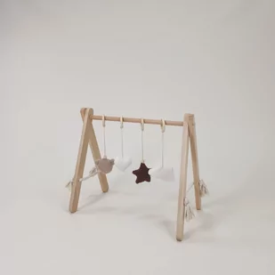 Stojaczek edukacyjny Baby Gym z zawieszkami teddy WIKLINOPOL - Zabawki sensoryczne - miniaturka - grafika 1