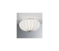 Lampy sufitowe - SIRU - Lampa sufitowa GIOVE 2xE14/40W/230V śr. 29 cm chrom/biała szkło weneckie - miniaturka - grafika 1