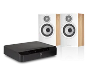 Zestawy stereo - Bluesound POWERNODE EDGE (czarny) + 607 S3 (dąb) - miniaturka - grafika 1