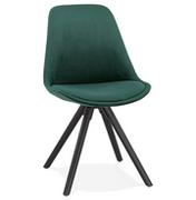 Krzesła - Kokoon Design Krzesło Design Jones zielone nogi czarne CH03020GEBL - miniaturka - grafika 1
