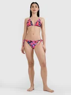 Stroje kąpielowe - 4F Dół od bikini damski - różowy L - miniaturka - grafika 1