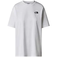 Koszulki sportowe damskie - Koszulka damska The North Face S/S Essential Oversize Tee Rozmiar: L / Kolor: biały - miniaturka - grafika 1