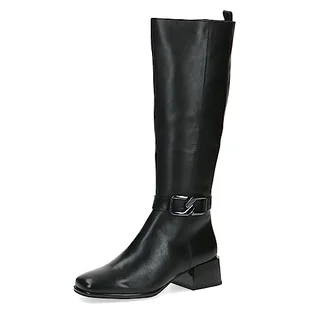 Caprice Damskie 9-25525-41 sznurowane botki na obcasie, czarne, 36 EU, czarny, 36 EU - Botki damskie - miniaturka - grafika 1