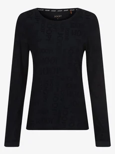 JOOP! Damska koszulka od piżamy Kobiety wiskoza niebieski wzorzysty, S - Koszulki i topy damskie - miniaturka - grafika 1