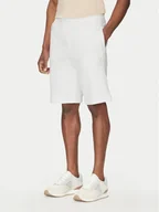 Spodenki męskie - Guess Szorty sportowe M5GD10 KCN01 Biały Regular Fit - miniaturka - grafika 1