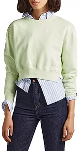 Pepe Jeans Bluza damska Adriana, Zielony (Bleach Green), M - Bluzy damskie - miniaturka - grafika 1