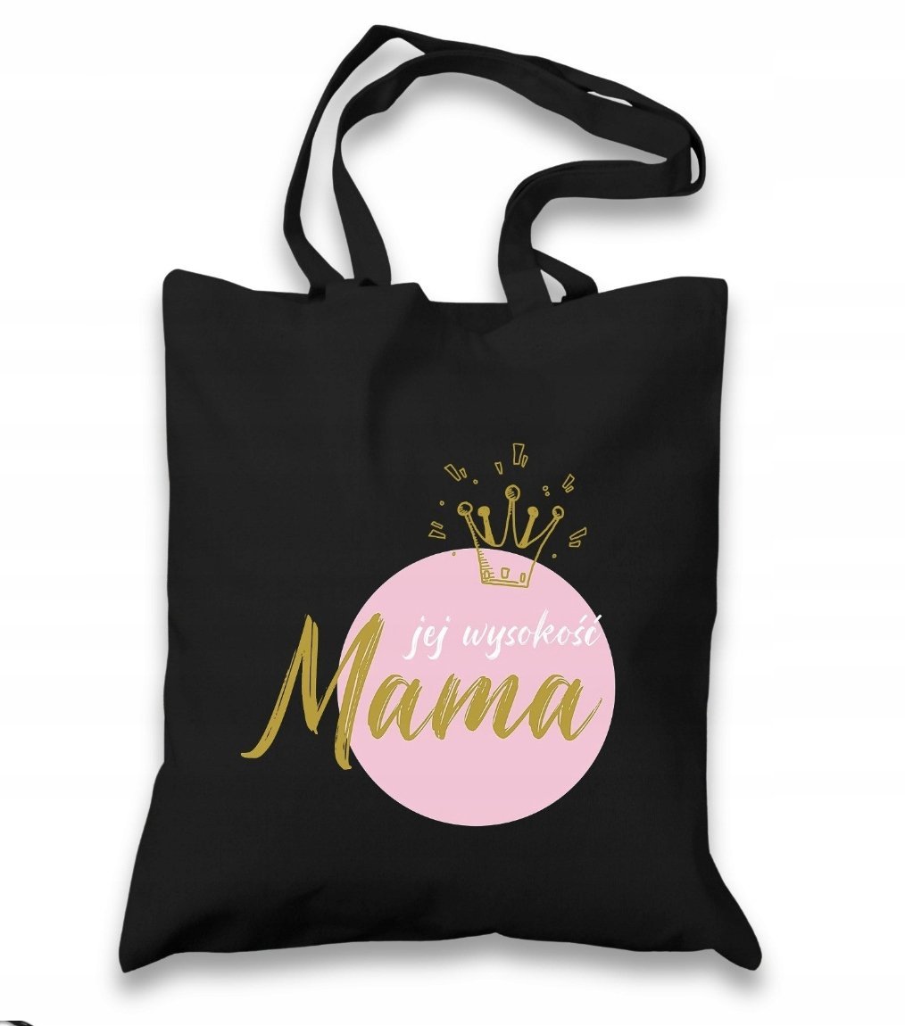 Torba BAWEŁNIANA Z NADRUKIEM EKO Shopperbag NAJLEPSZA MAMA DZIEŃ MAMY