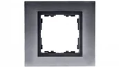 Klawisze i ramki - Simon Ramka Simon 82 1x stal grafitowa/pośrednia grafitowy 82817-38 - miniaturka - grafika 1