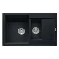 Zlewozmywaki - Franke Maris MRG 651-78  czarny mat - miniaturka - grafika 1