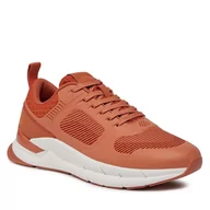 Półbuty męskie - Sneakersy Calvin Klein Low Top Lace Up Tech HM0HM01283 Terracotta Rust GOZ - miniaturka - grafika 1