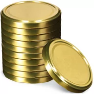 Pojemniki kuchenne - Metalowe wieczka do słoików Valsta 10 szt. 66mm złote - miniaturka - grafika 1