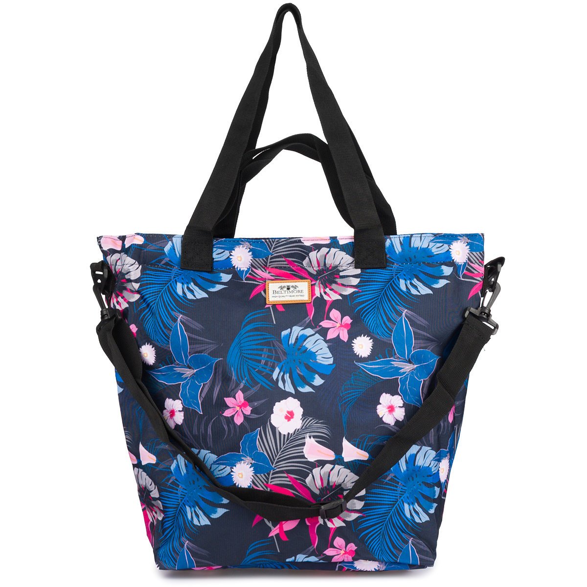 Torebka Damska Materiałowa Shopperka Lekka Duża A4 Na Ramię Zakupy Torba