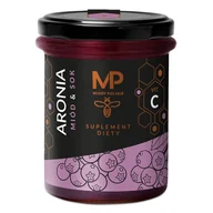 Miód - Miody Polskie Miód & Sok Aronia + Vit. C, 250 g - miniaturka - grafika 1