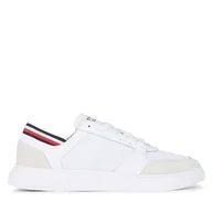 Sneakersy męskie - Sneakersy Tommy Hilfiger Lightweight Cup Seasonal Mix FM0FM04961 Biały - miniaturka - grafika 1