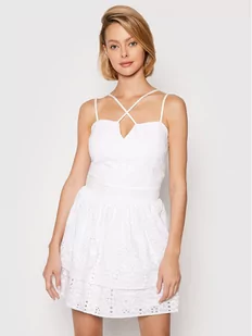 Rinascimento Sukienka letnia CFC0103741003 Biały Regular Fit - Sukienki - miniaturka - grafika 1