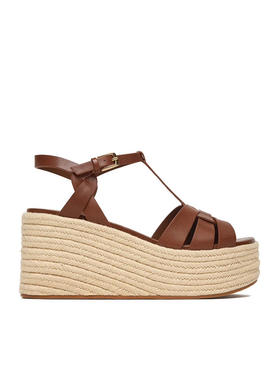 Espadryle EO-AMARI-LT0228-26-805 Brązowy