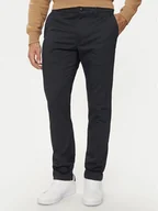 Spodnie męskie - Tommy Hilfiger Chinosy MW0MW35638 Granatowy Slim Fit - miniaturka - grafika 1
